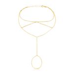 Bijou De Main Irina Argent Jaune - Bracelets Femme | Histoire d&rsquo;Or