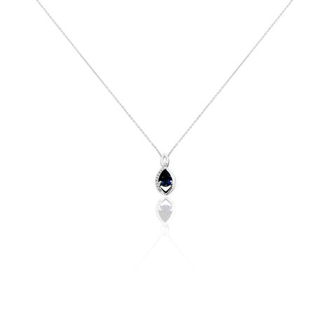 Collier Dalil Or Blanc Topaze Oxyde - Colliers Femme | Histoire d’Or