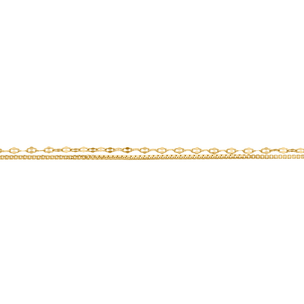 Cha&icirc;ne De Cheville Lodi Plaqu&eacute; Or Jaune - Cha&icirc;nes de cheville Femme | Histoire d&rsquo;Or