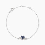 Bracelet Angie Or Blanc Saphir Diamant - Bracelets Femme | Histoire d&rsquo;Or