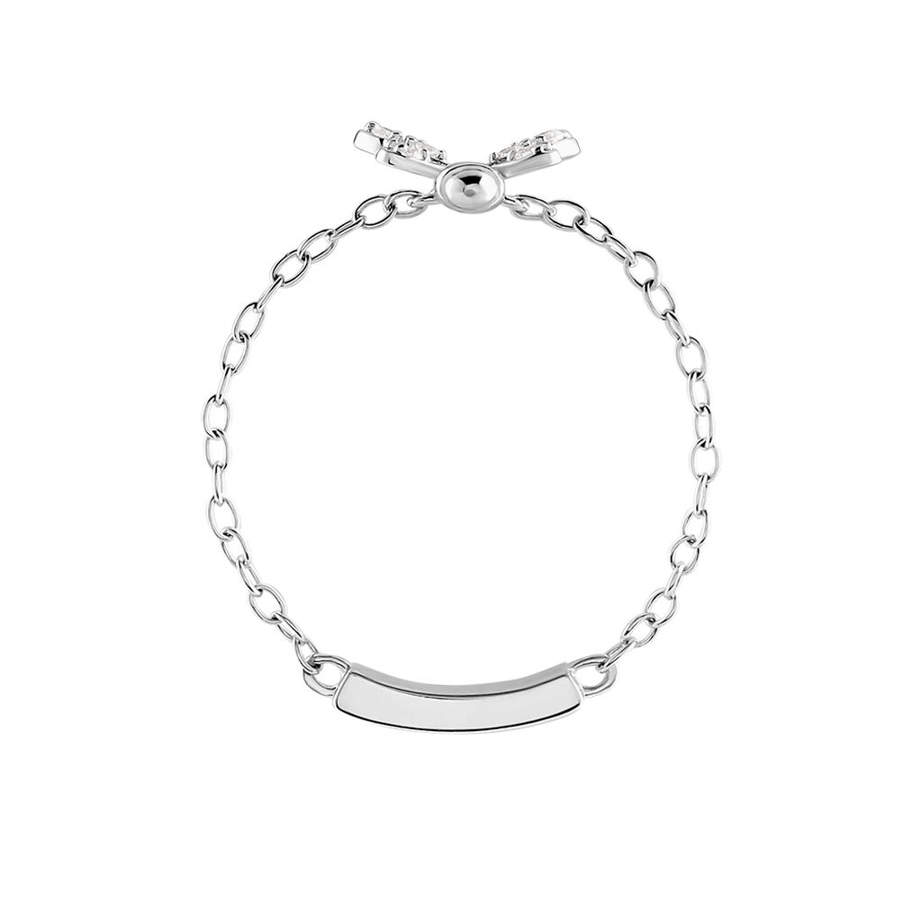 Bague Bee Good Argent Blanc Oxyde De Zirconium - Bagues avec pierre Femme | Histoire d&rsquo;Or