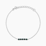 Bracelet Karrie Argent Blanc Oxyde De Zirconium - Bracelets Femme | Histoire d&rsquo;Or