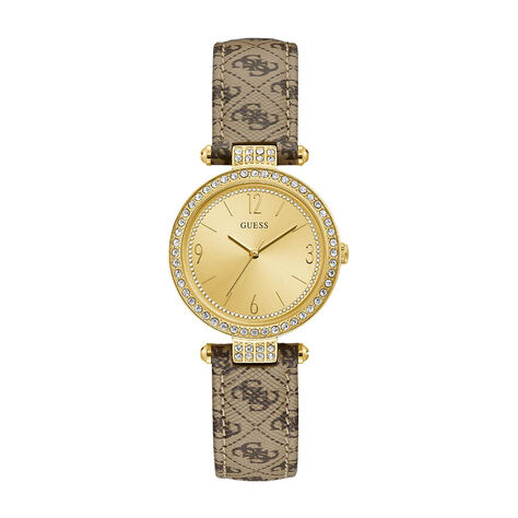 Montre Guess Terrace Champagne - Montres Femme | Histoire d&rsquo;Or