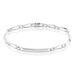 Bracelet Identité Anilo Argent Blanc - Gourmettes Homme | Histoire d’Or