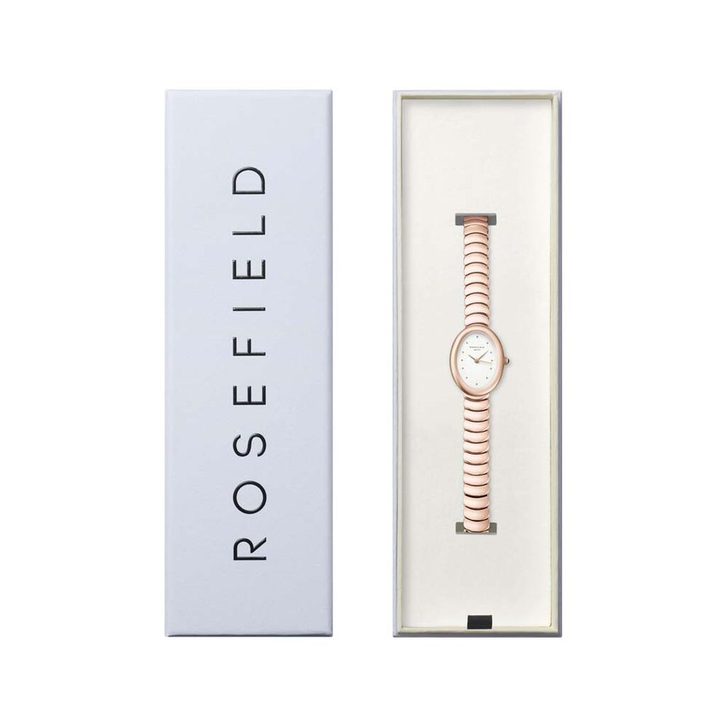 Montre Rosefield Ovale Blanc - Montres Femme | Histoire d&rsquo;Or