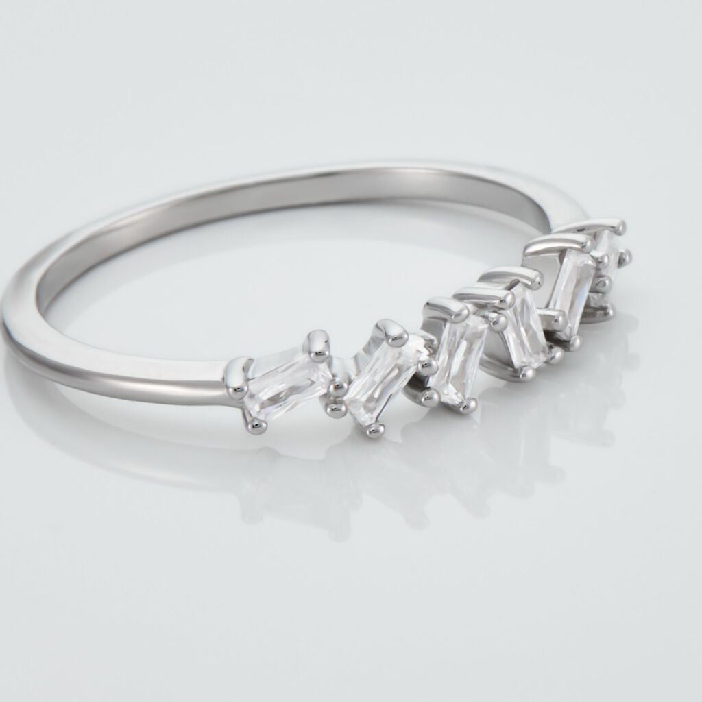 Bague Adonia Argent Blanc Oxyde De Zirconium - Bagues avec pierre Femme | Histoire d’Or