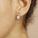 Boucles D'oreilles Puces Harold Argent Blanc Oxyde De Zirconium - Boucles d'oreilles fantaisie Femme | Histoire d’Or
