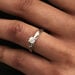 Bague Solitaire Celina Or Blanc Diamant - Bagues solitaires Femme | Histoire d’Or