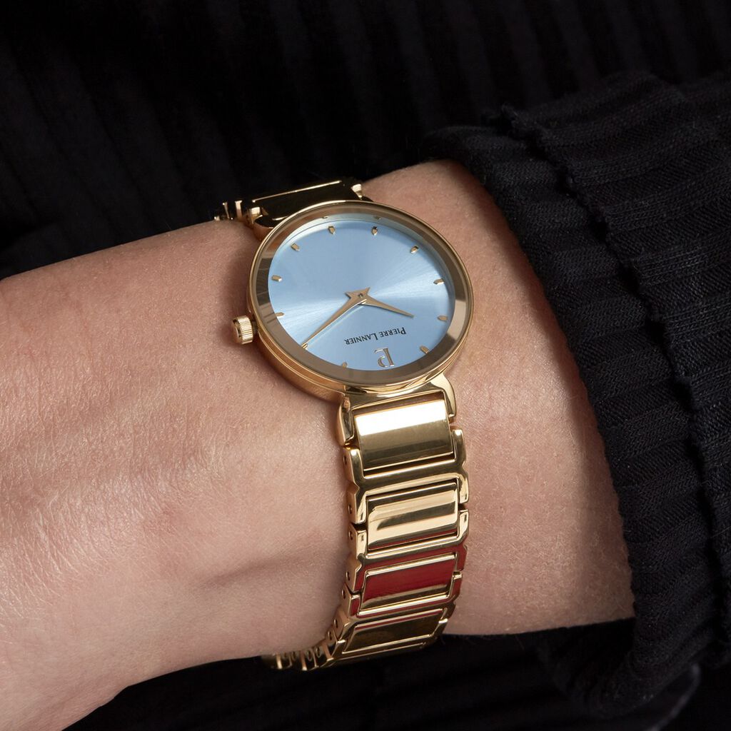 Montre Pierre Lannier Ligne Pure Bleu - Montres Femme | Histoire d’Or