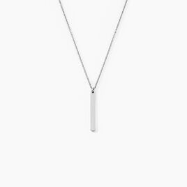 Collier Argent Blanc Fedor - Colliers fantaisie Homme | Histoire d’Or