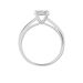 Bague Solitaire Charlene Or Blanc Diamant Synthetique - Bagues solitaires Femme | Histoire d’Or