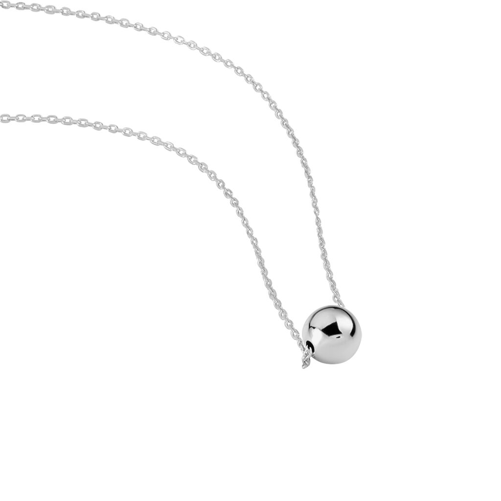 Collier Nassiera Argent Blanc - Colliers fantaisie Femme | Histoire d’Or