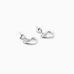 Boucles D'Oreilles Pendantes Floryne Argent Blanc Oxyde De Zirconium - Boucles d'oreilles fantaisie Femme | Histoire d&rsquo;Or