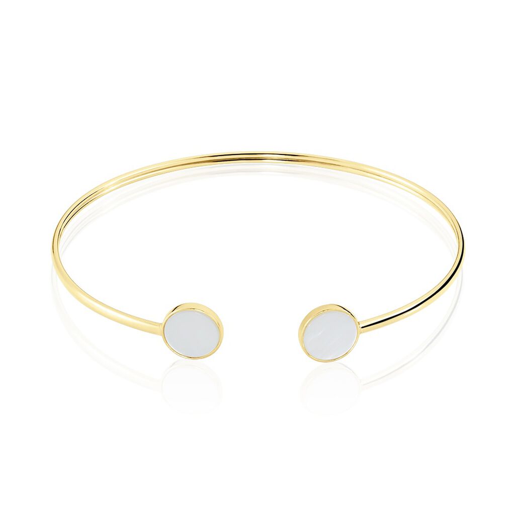 Bracelet Jonc Heida Or Jaune Nacre - Bracelets joncs Femme | Histoire d’Or