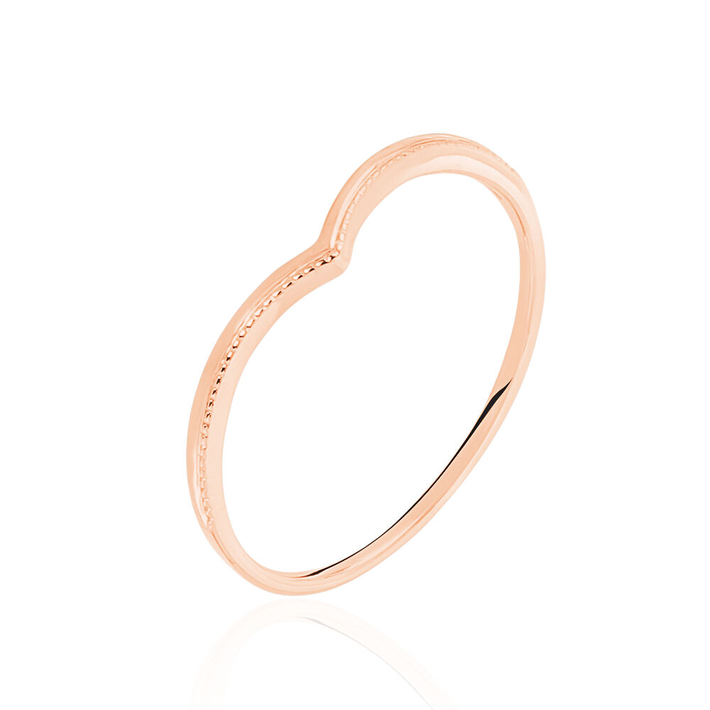 bague or rose pas cher