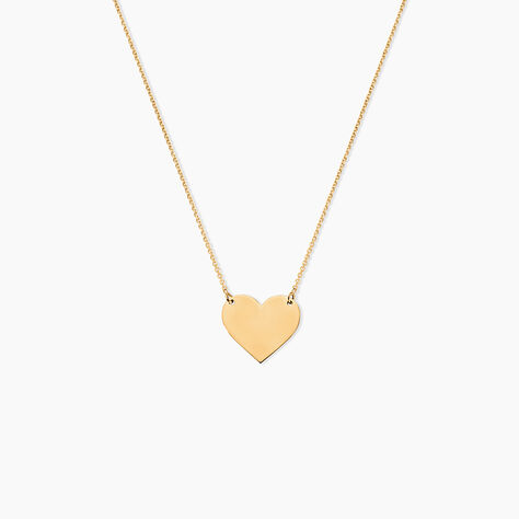 Collier Helenia Coeur Gravable Or Jaune - Cadeaux de naissance Enfant | Histoire d’Or
