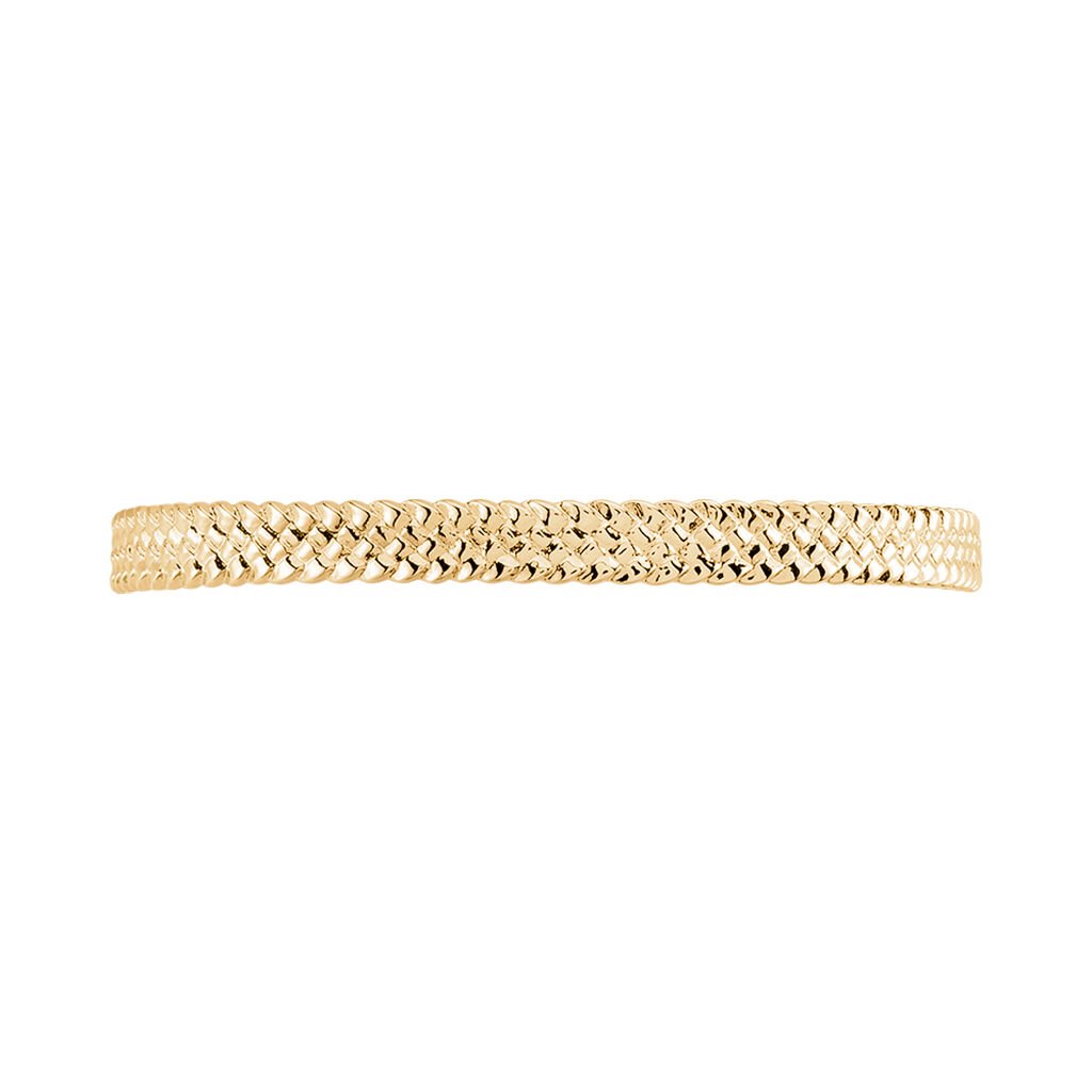 Bracelet Jonc Lilya Plaqué Or Jaune - Bracelets joncs Femme | Histoire d’Or