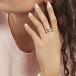 Bague Elodea Or Rose Diamant - Bagues avec pierre Femme | Histoire d&rsquo;Or