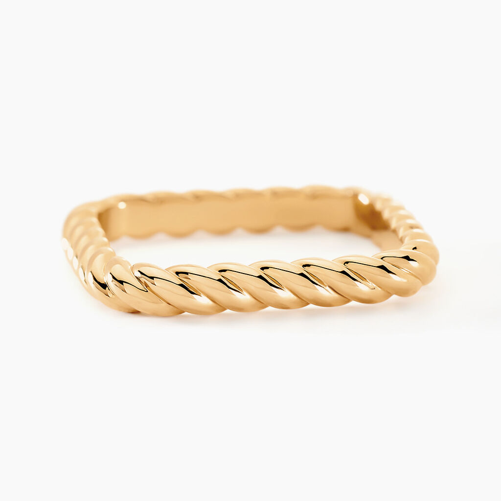 Bague Nelsie Plaqué Or Doré - Bagues fantaisie Femme | Histoire d’Or
