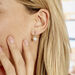 Boucles D'oreilles Patricia Or Blanc Perle De Culture Oxyde - Boucles d'oreilles pendantes Femme | Histoire d’Or
