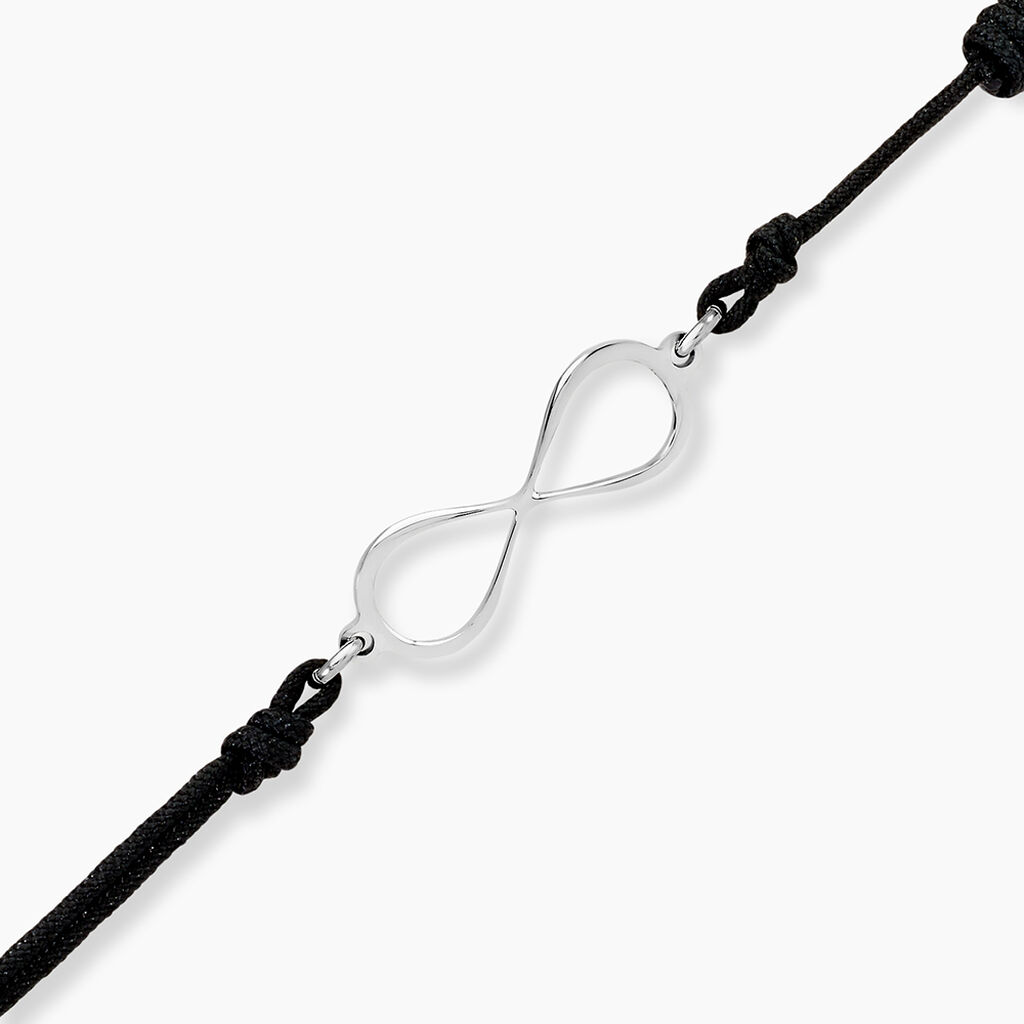 Bracelet Filomene Argent Blanc - Bracelets cordon Femme | Histoire d&rsquo;Or