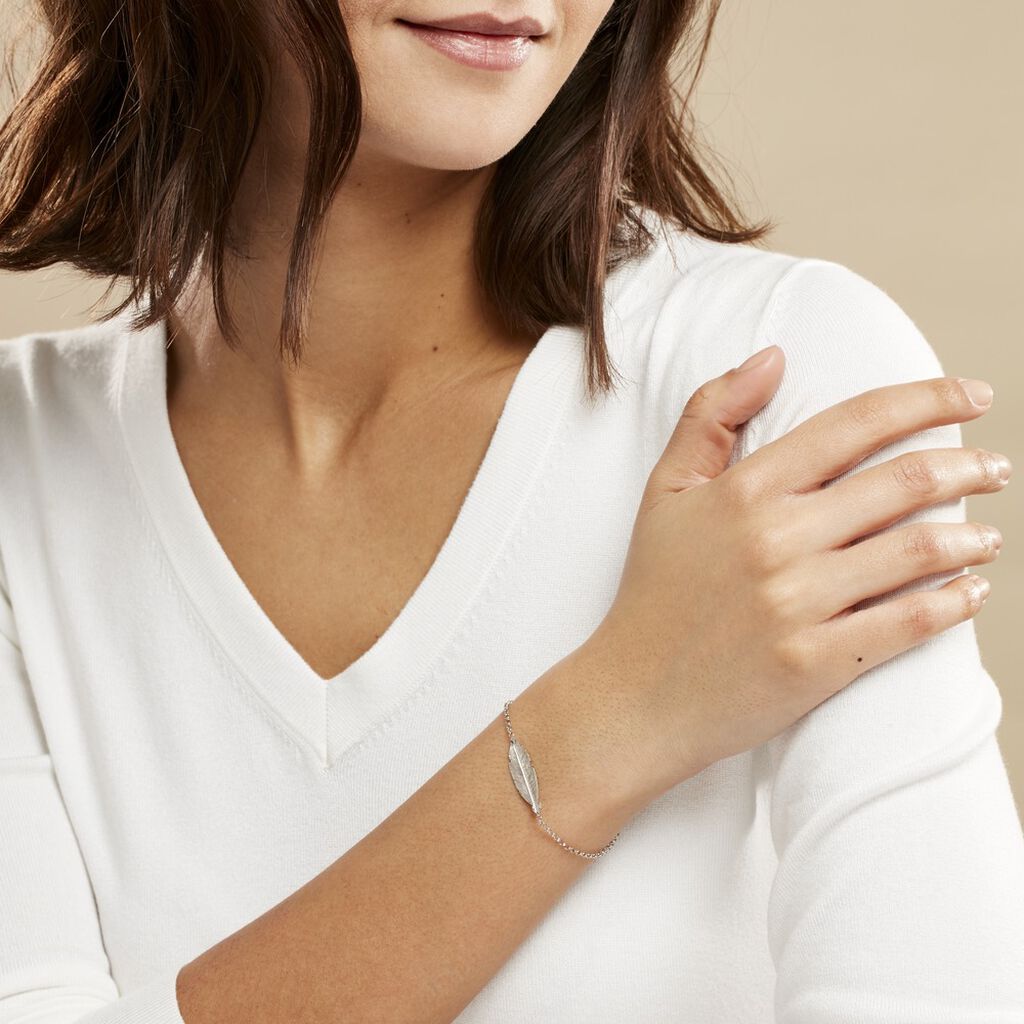 Bracelet Euriell Argent Blanc - Bracelets Femme | Histoire d’Or