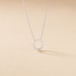 Collier Ela&iuml;s Argent Blanc Oxyde De Zirconium - Colliers fantaisie Femme | Histoire d&rsquo;Or