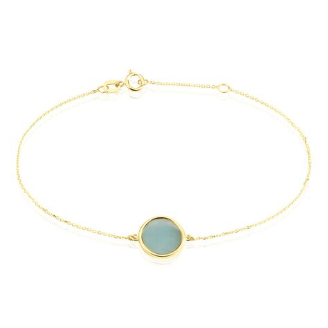 Bracelet Or Jaune Florica Amazonite - Bracelets Femme | Histoire d’Or