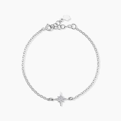 Bracelet Alcyone Argent Blanc - Bracelets Femme | Histoire d&rsquo;Or