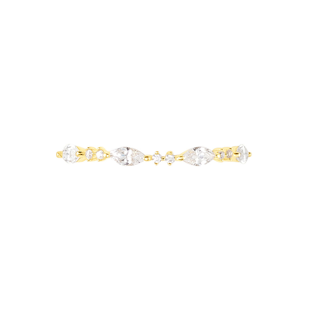 Bague Tiara Or Jaune Oxyde De Zirconium - Bagues avec pierre Femme | Histoire d’Or
