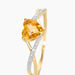 Bague Clothilde Or Jaune Citrine Et Oxyde - Bagues solitaires Femme | Histoire d’Or