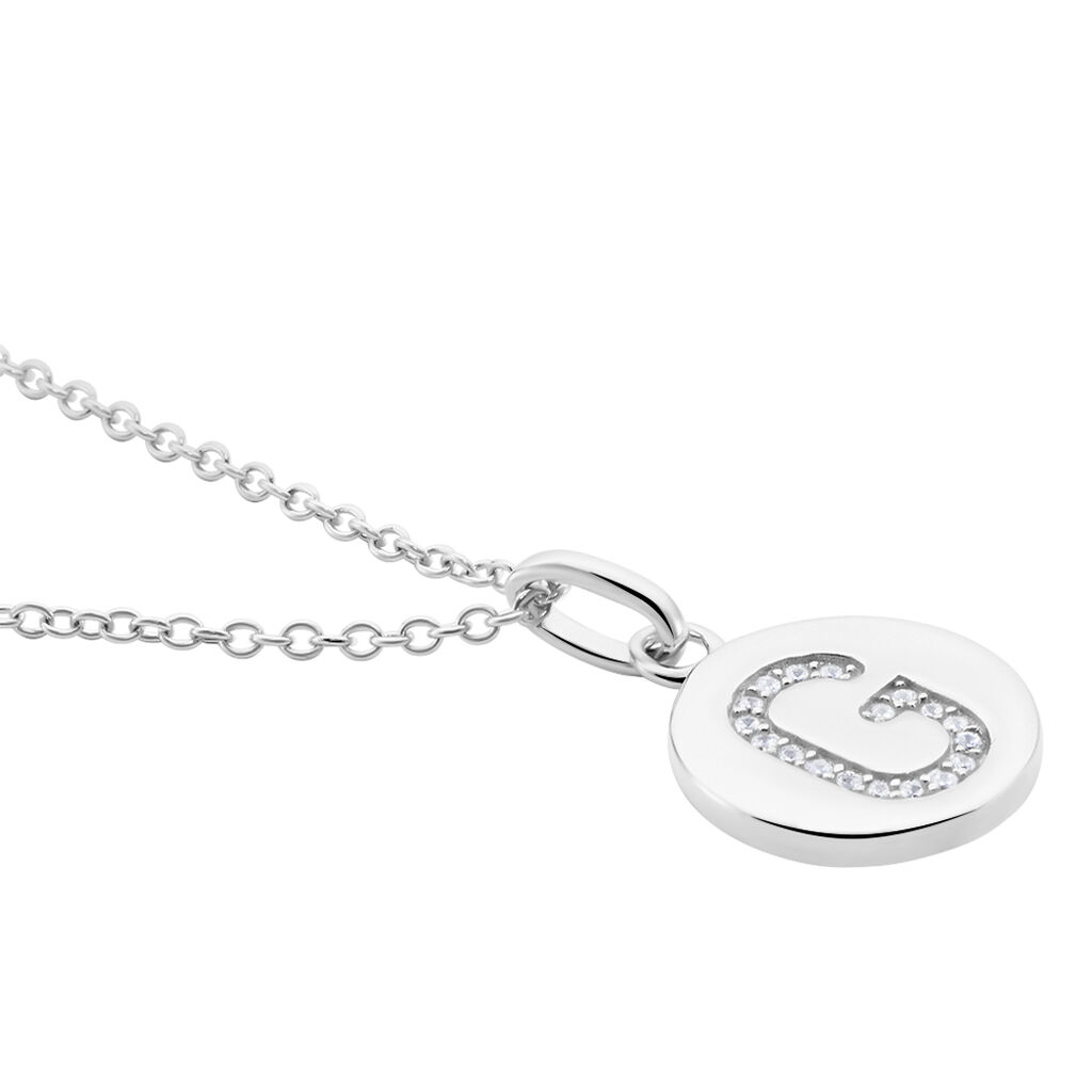 Collier Argent Eugenien Oxydes De Zirconium - Colliers fantaisie Femme | Histoire d’Or