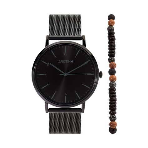 Coffret De Montre Arctik Solstice Noir - Montres Homme | Histoire d’Or