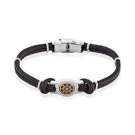 Bracelet Paulette Acier Blanc - Bracelets cordon Homme | Histoire d’Or