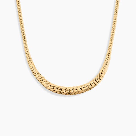 Collier Or Jaune Izel Maille Anglaise - Chaines Femme | Histoire d’Or