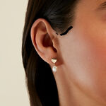 Boucles D'Oreilles Pendantes Loving Pearl Or Jaune Perles - Boucles d'oreilles pendantes Femme | Histoire d&rsquo;Or