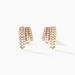 Boucles D'oreilles Puces Shimmel Or Jaune Oxyde De Zirconium - Clous d'oreilles Femme | Histoire d’Or