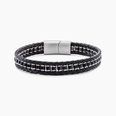 Bracelet Alassio Acier Blanc Oeil De Tigre - Bracelets Homme | Histoire d’Or