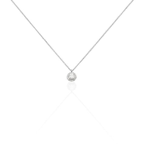 Collier Alexa Or Blanc Diamant - Colliers Femme | Histoire d&rsquo;Or