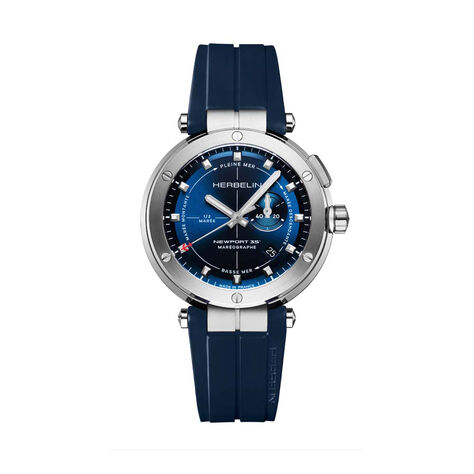 Montre Herbelin Newport Mareographe Bleu - Montres Homme | Histoire d’Or