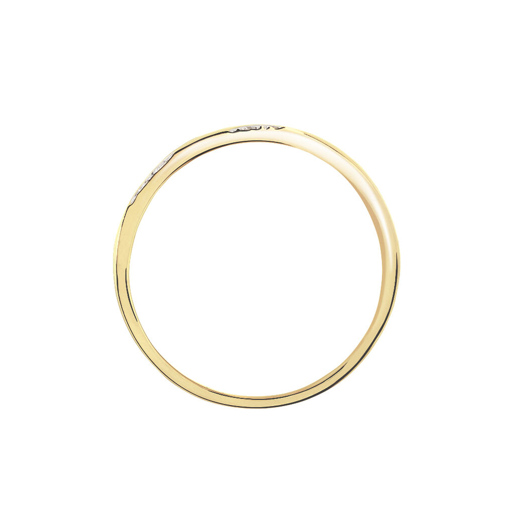 Bague Shalanda Or Jaune Diamant - Bagues avec pierre Femme | Histoire d’Or
