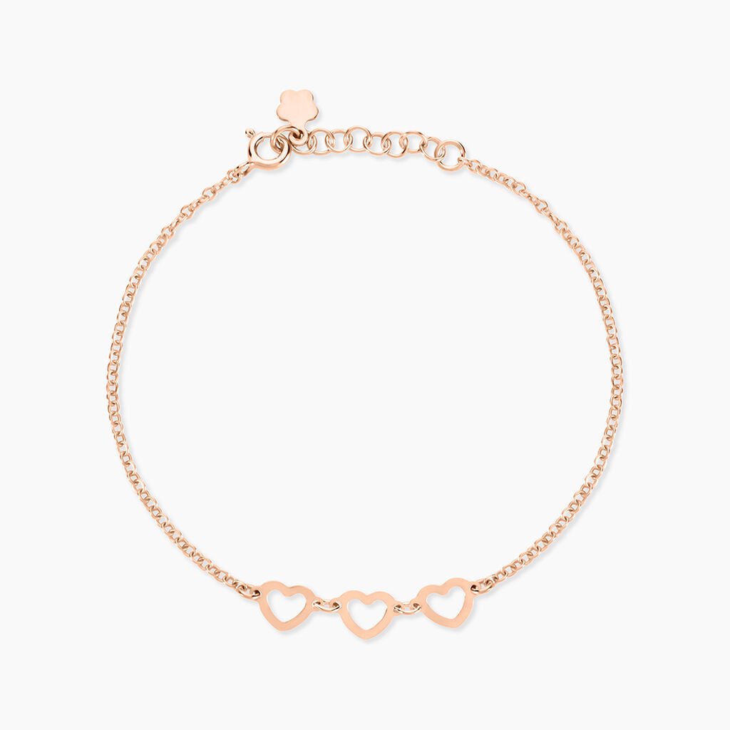 Bracelet Trinity Argent Rose - Bracelets Femme | Histoire d’Or