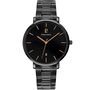 Montre Lannier Collection Echo Acier Noir