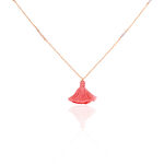 Collier Sautoir Ninon Argent Rose Perle D'imitation Et Chrysoprase - Sautoirs Femme | Histoire d&rsquo;Or