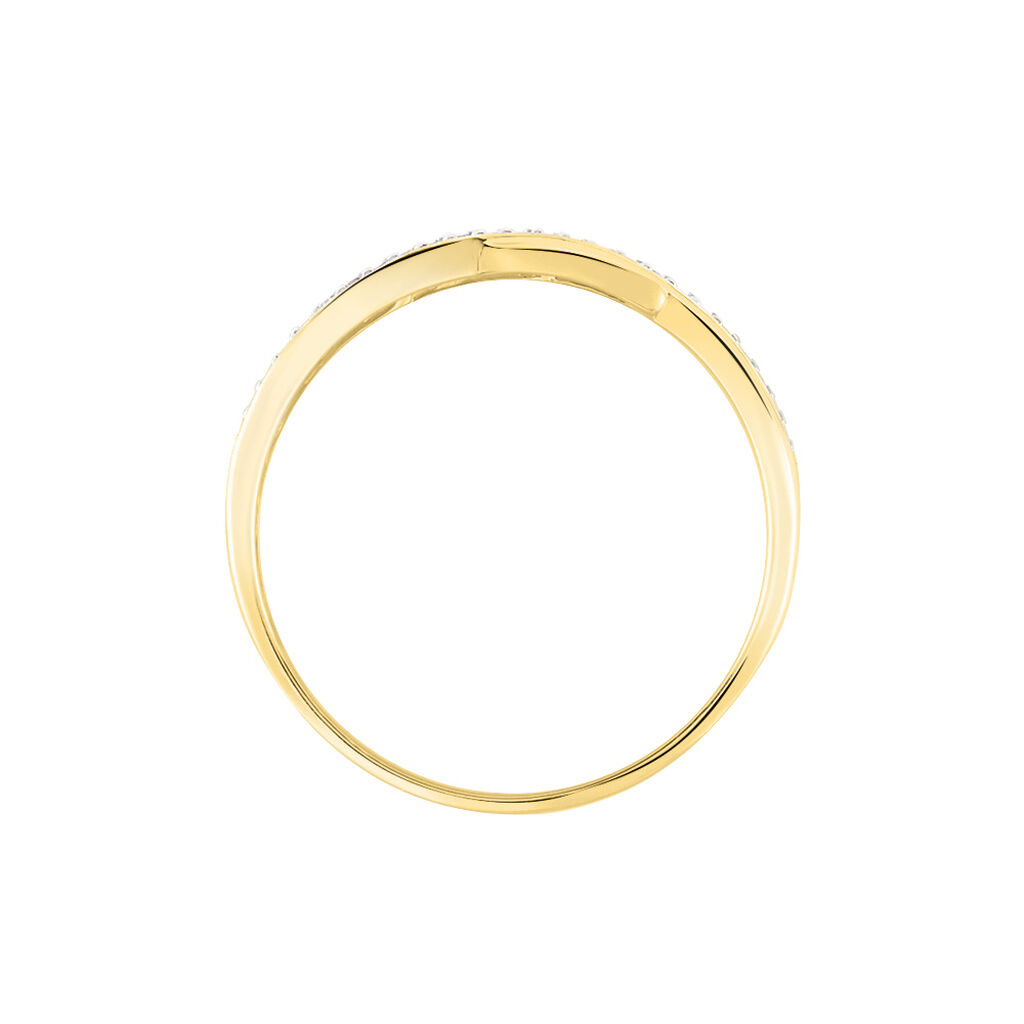 Bague Seraphia Or Jaune Diamant - Bagues avec pierre Femme | Histoire d’Or