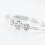 Bague Or Blanc Abital Diamants - Bagues avec pierre Femme | Histoire d&rsquo;Or