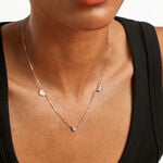 Collier Petit Coeur Argent Blanc Oxyde De Zirconium - F&ecirc;te des m&egrave;res Femme | Histoire d&rsquo;Or