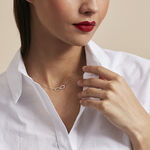 Collier Xara Argent Blanc - Colliers fantaisie Femme | Histoire d&rsquo;Or