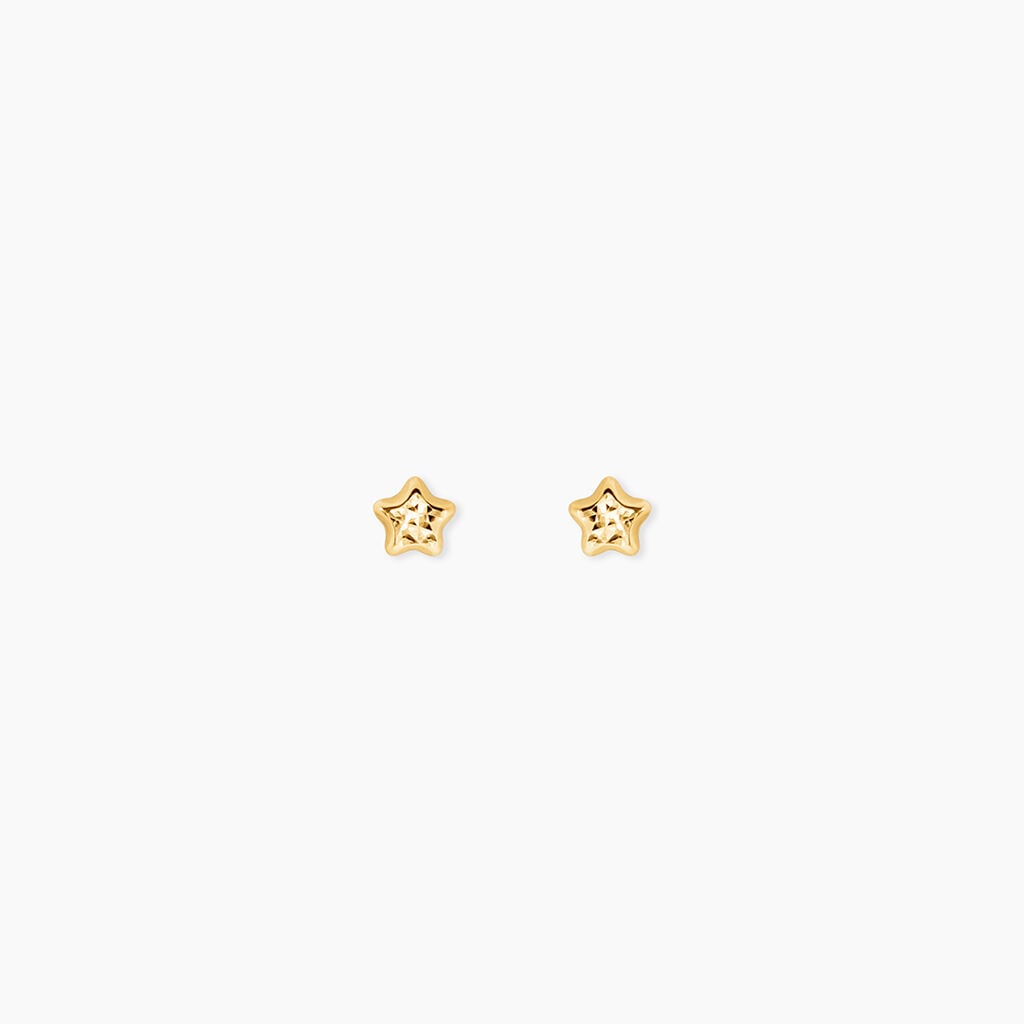 Boucles D'Oreilles Puces Bartholomew Or Jaune - Clous d'oreilles Femme | Histoire d&rsquo;Or