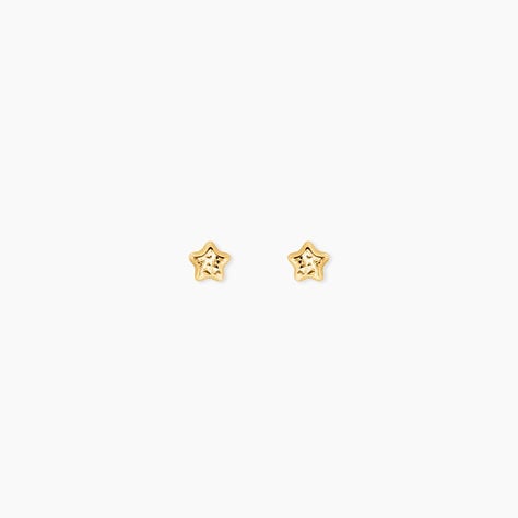 Boucles D'Oreilles Puces Bartholomew Or Jaune - Clous d'oreilles Femme | Histoire d&rsquo;Or